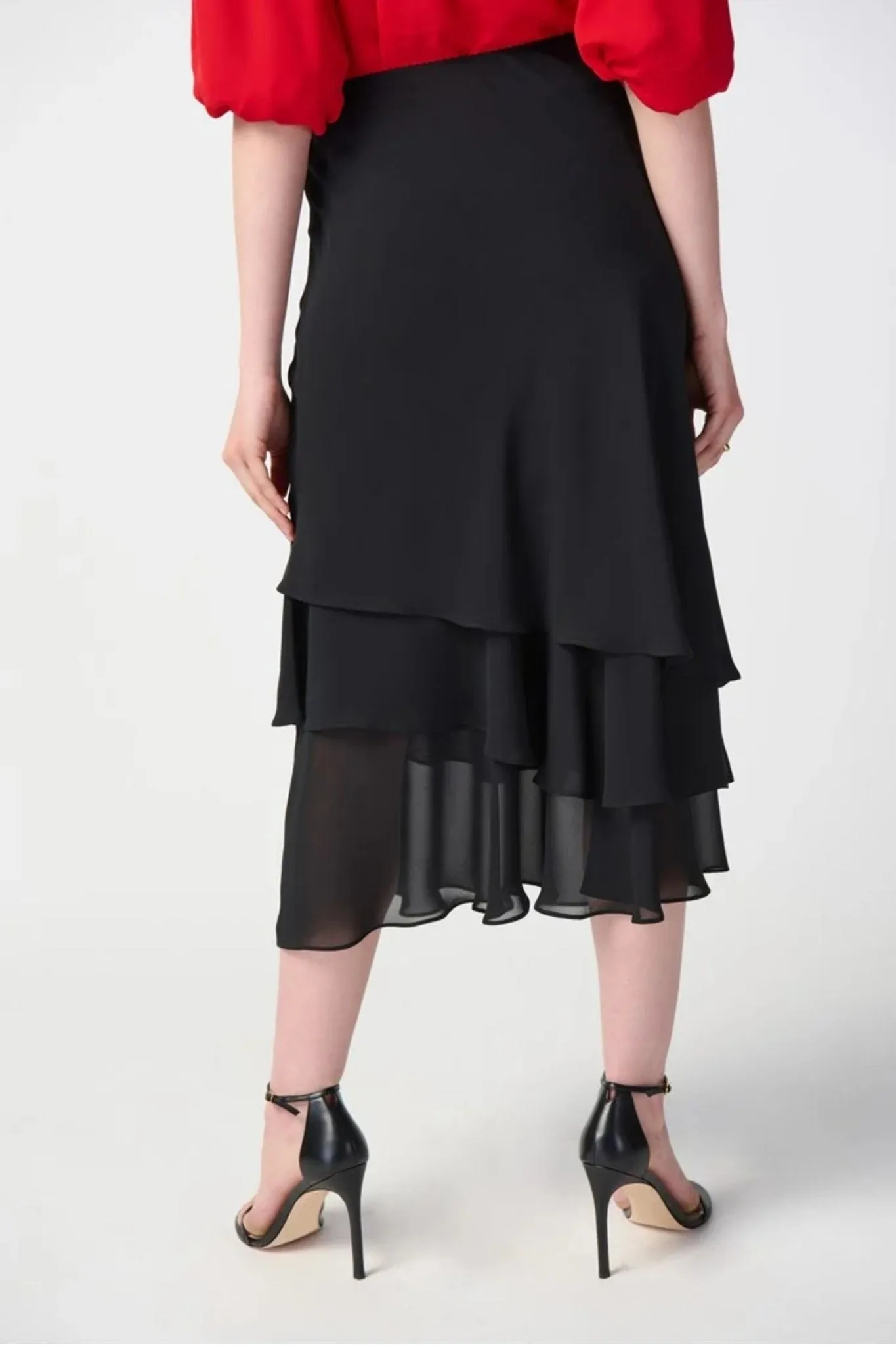 241232JR - LAYERED CHIFFON SKIRT