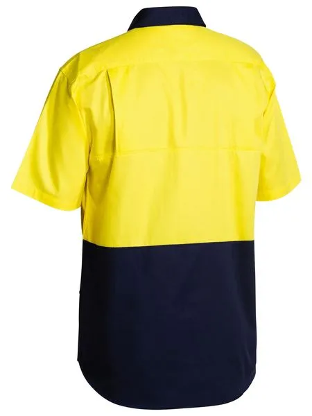 Bisley Hi Vis Short Sleeve Cool Lightweight Drill Shirt