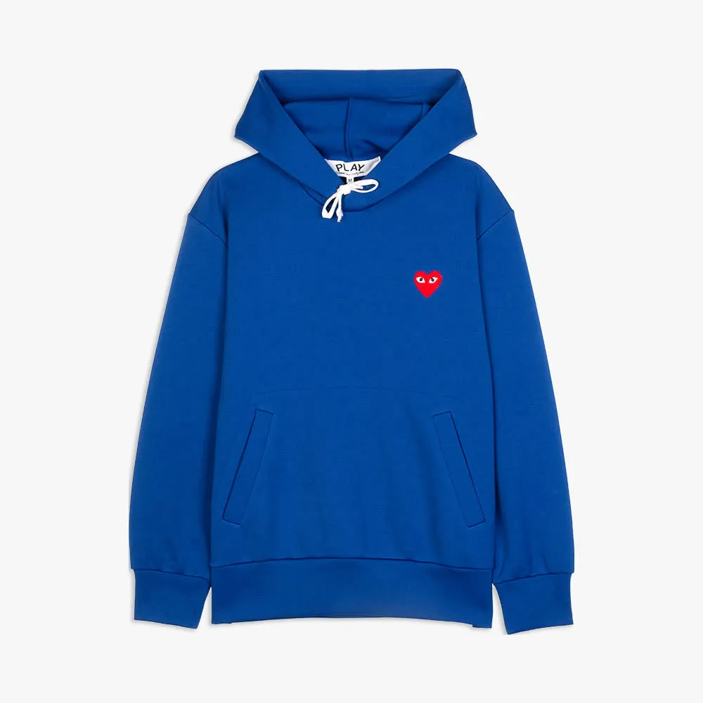 COMME des GAR�ONS PLAY Red Heart Pullover Hoodie / Navy