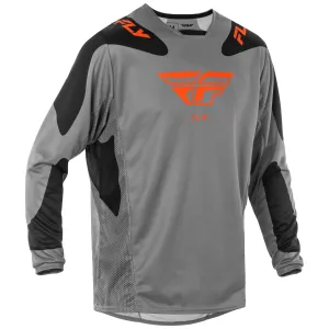 Fly Racing 2025 Kinetic Sym Jersey Grey Orange Black