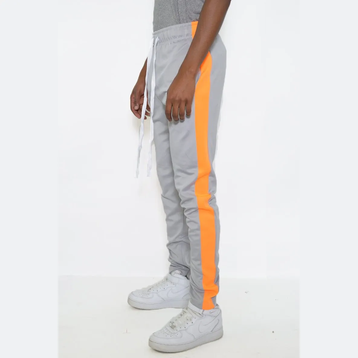 Grey Slim Fit Track Pants