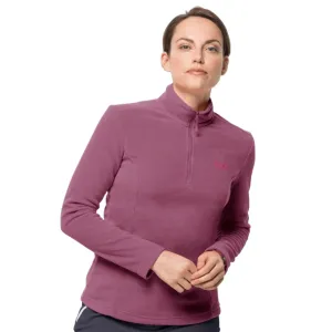 Jack Wolfskin Gecko Women's 1/4 Zip Fleece - Violet Quartz