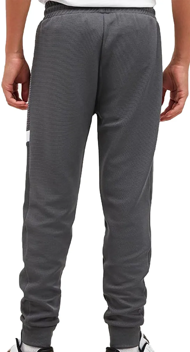 Kings Will Dream Kids Linus Poly Jog Pant Castlerock Grey Sharkskin White