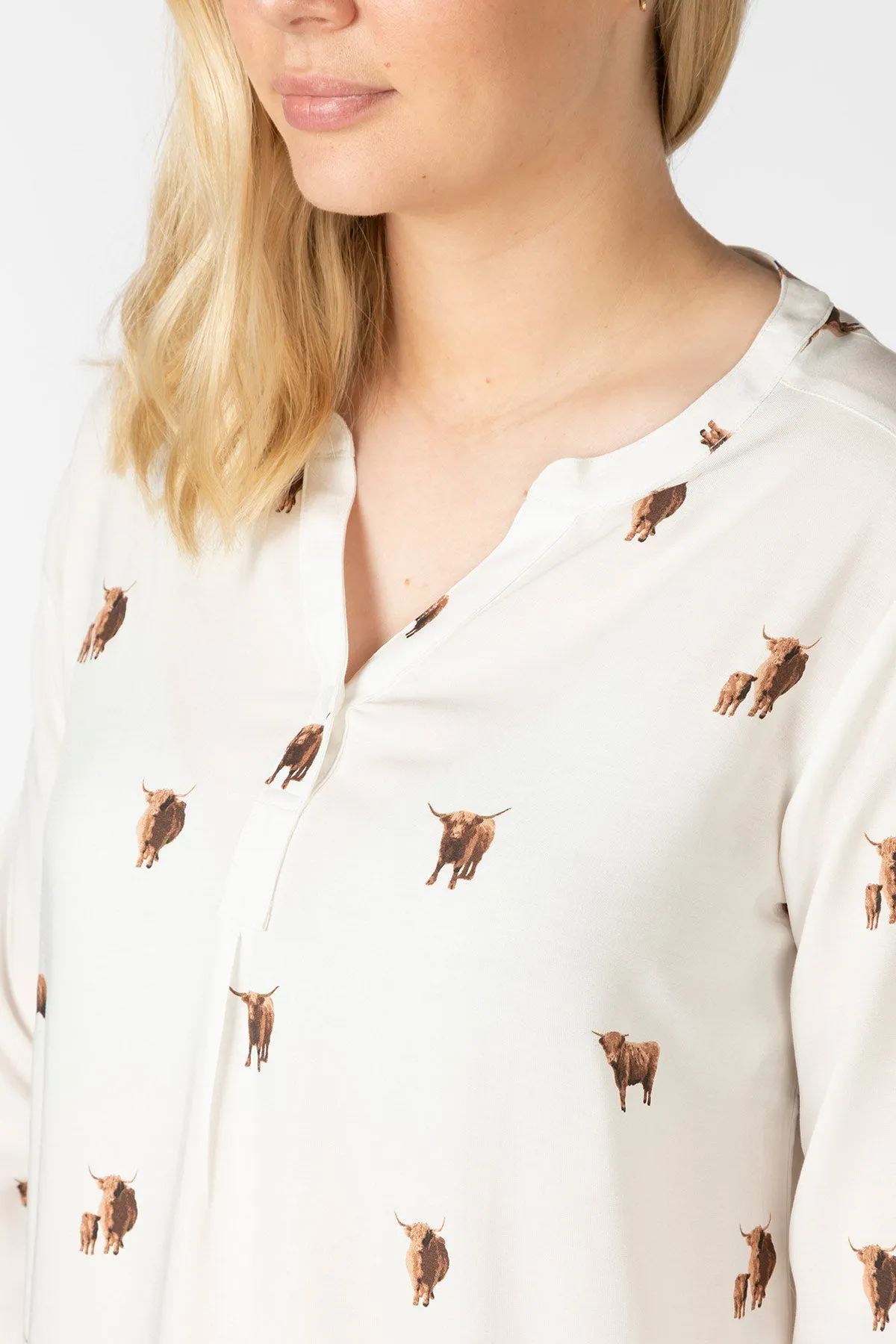 Ladies Printed Blouse - Wistow II