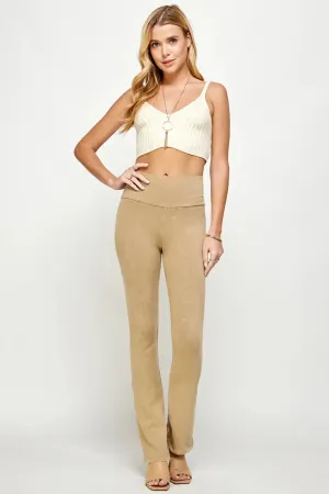 Urban X Apparel Mineral Wash Yoga Pants Sand