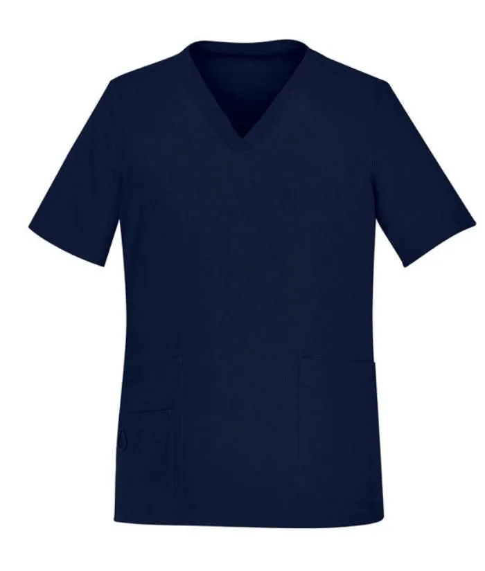 Womens Avery Easy Fit V-Neck Scrub Top