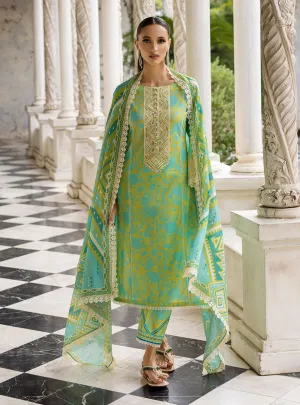 Zainab Chottani Tahra Lawn Collection  – Poppy-Zest 4B