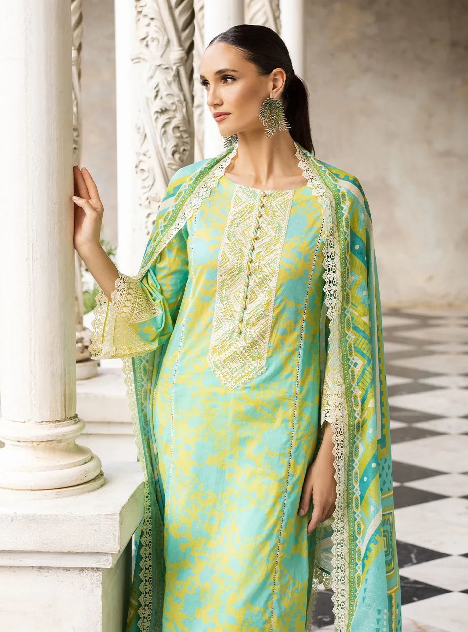 Zainab Chottani Tahra Lawn Collection  – Poppy-Zest 4B